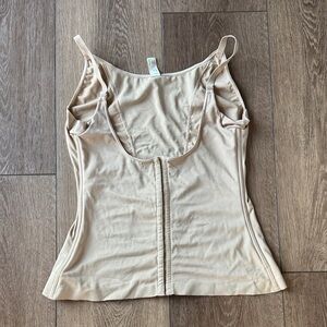 Subtract Beige Shapewear Corset Tank Top